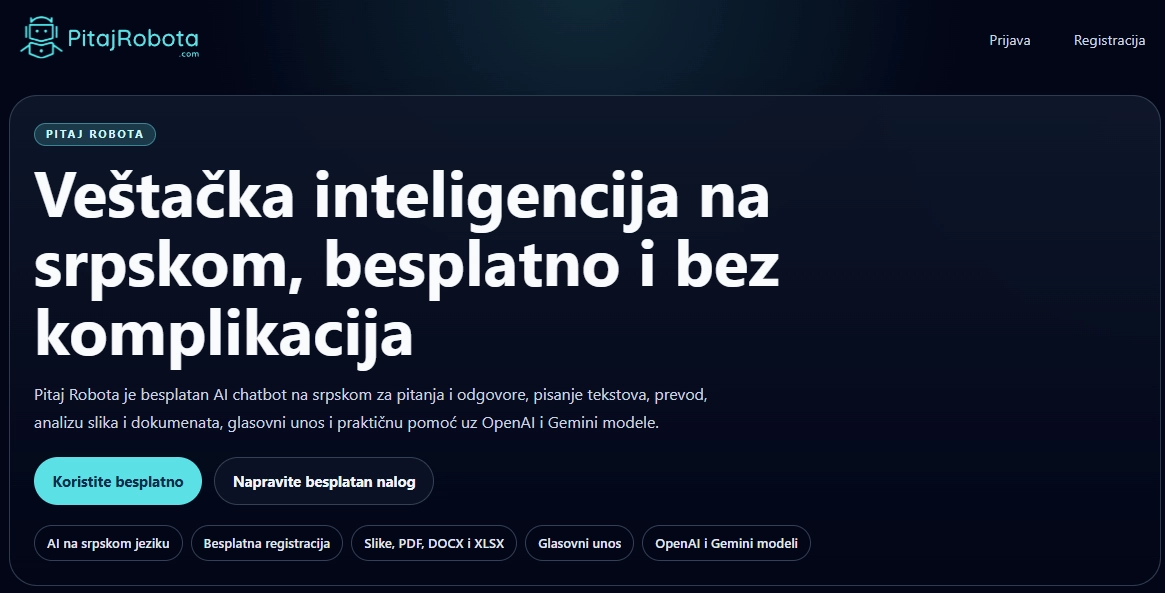 Šta je Pitaj Robota