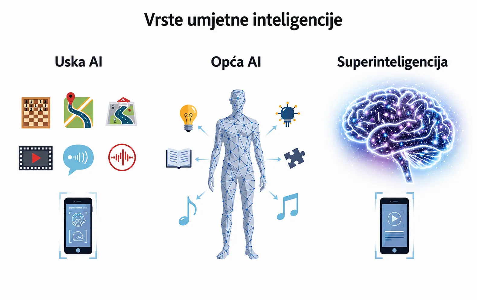 Vrste umjetne inteligencije